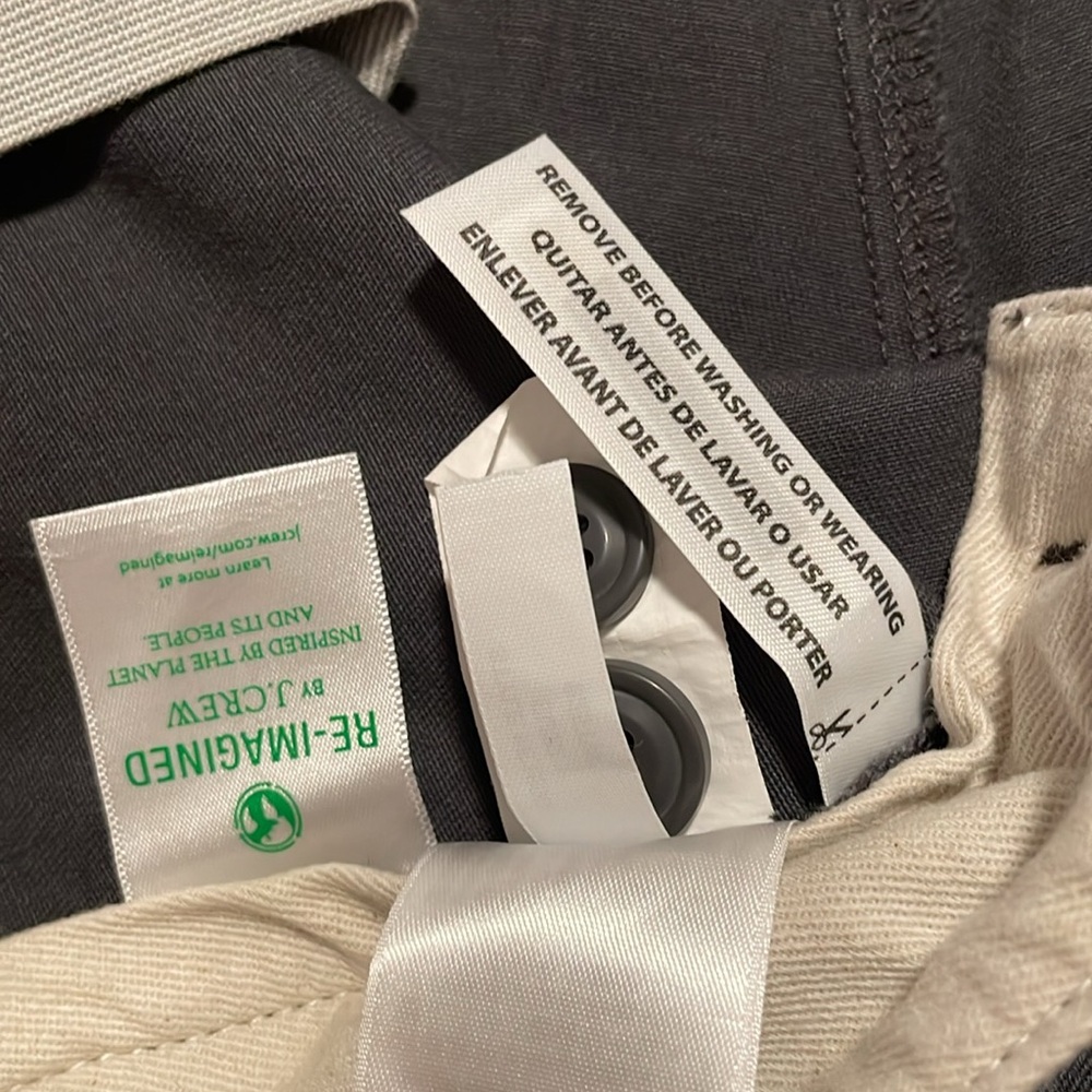 J. Crew 770 Straight Stretch Gray Chinos - Picture 8 of 10